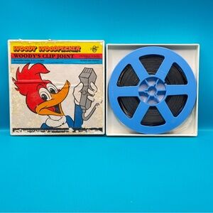 Vintage Woody Woodpecker 8mm Film “Woody’s Clip Joint” Universal 8 Super 200 Ree